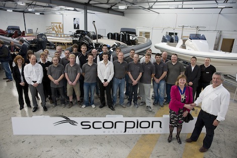 Image for article New Scorpion RIBs facility creates potential for increased production